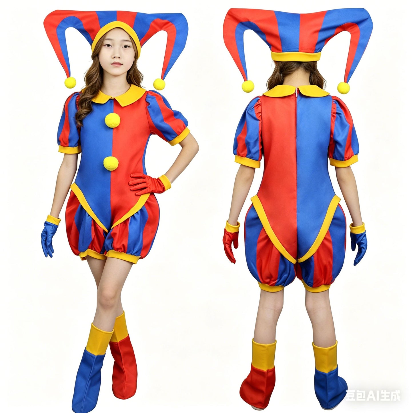 Adult Pomni Cosplay Cartoon Costume Women Amazing Digital Freak Circus Cosplay Ragatha Jax Caine Gangle Zooble Kinger Costumes