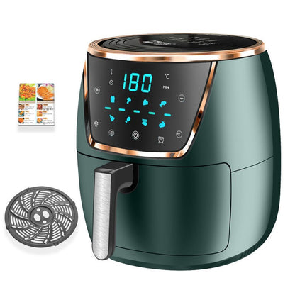 Large-capacity visual air fryer household new multi-function automatic intelligent oil-free oven integrated electric fryer