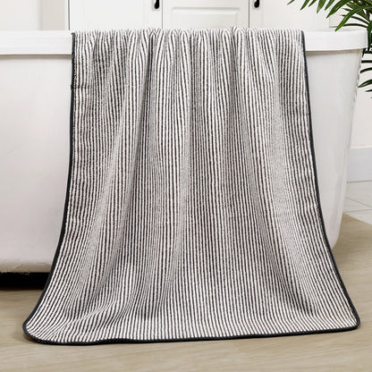 Bamboo charcoal fiber bath towel, dry hair cap, coral velvet, thickened shower gift, antibacterial towel, quick drying for men a