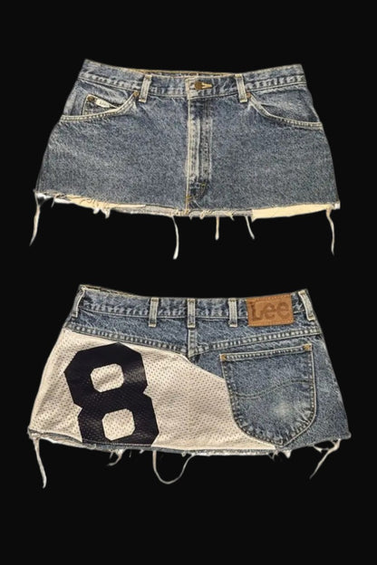 Harajuku Vintage Letter Mini Skirt Sexy Low Waist Hip Skirt Women's Y2K Summer New Gothic Casual Joker Spice Girls Street Wear