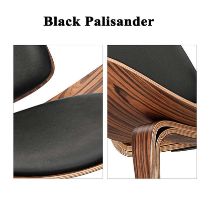 Modern Nordic Style Three-Legged Shell Chair Ash Plywood Fabric Upholstery Living Room Chair Furniture Modern Lounge Shell Chair