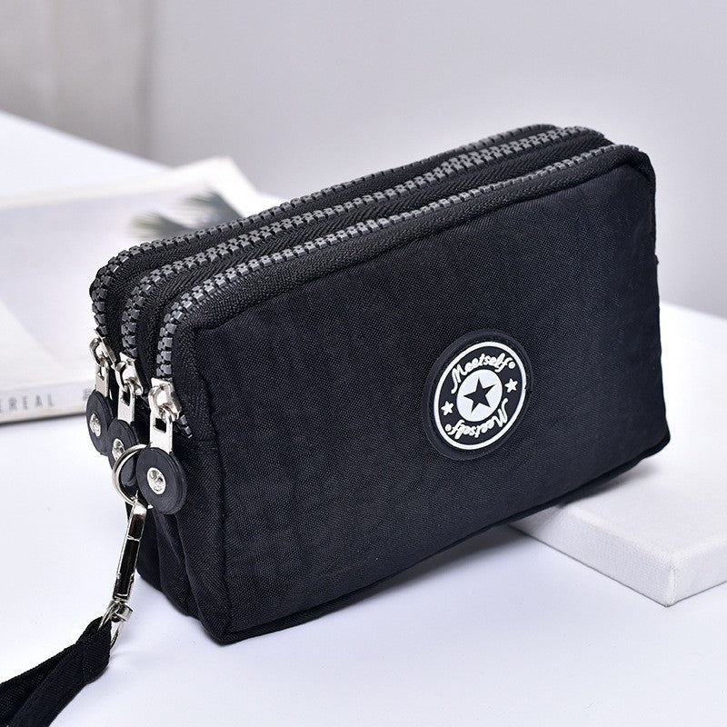 New large-capacity ladies' mobile phone bag, ins European and American style wrist strap loose change clutch