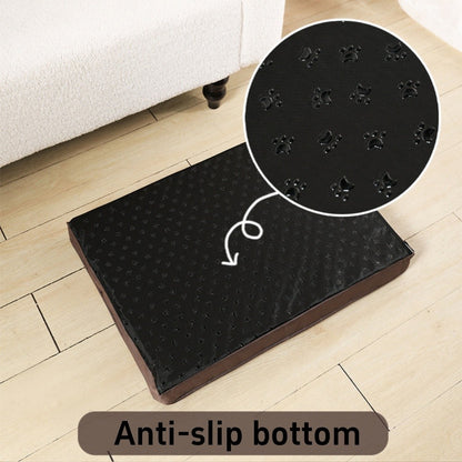 Tapete para Cama de Cachorro com Zíper Removível Colchão para Pets Tapete para Dormir Lavável para Cachorros Almofada para Animais de Estimação, Adequado Para o Inverno