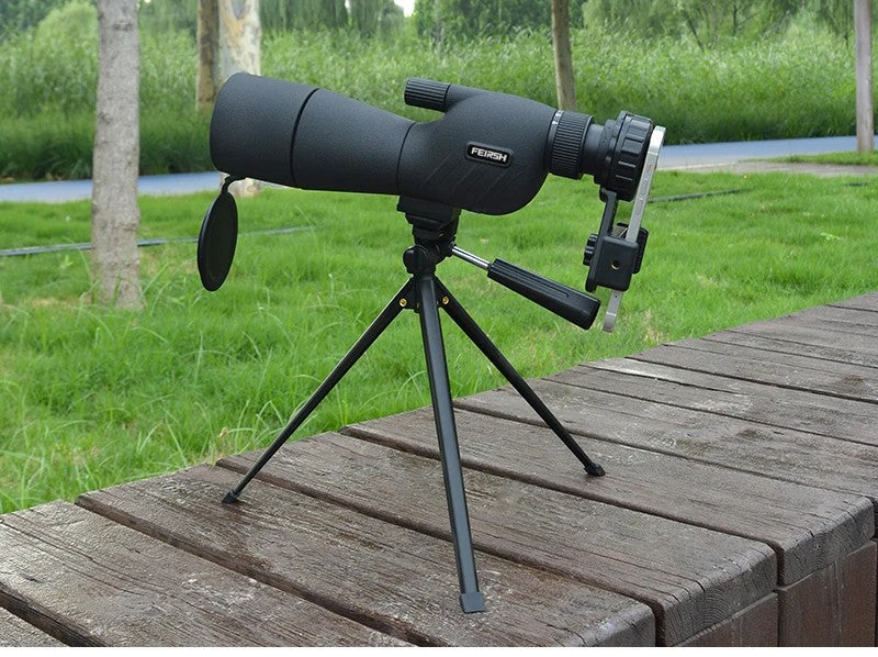 25-75x60 HD Spotting Scope Powerful Monocular Zoom Telescope Prism Waterproof for Birdwatching Target Shooting Camping