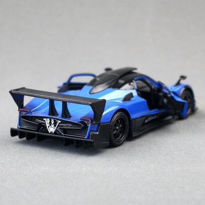 1/36 Pagani Zonda R Super Sport Racing RMZ CiTY 5'' Toy Car Model for Children Diecast Miniature Collection Gift For Boys Kid