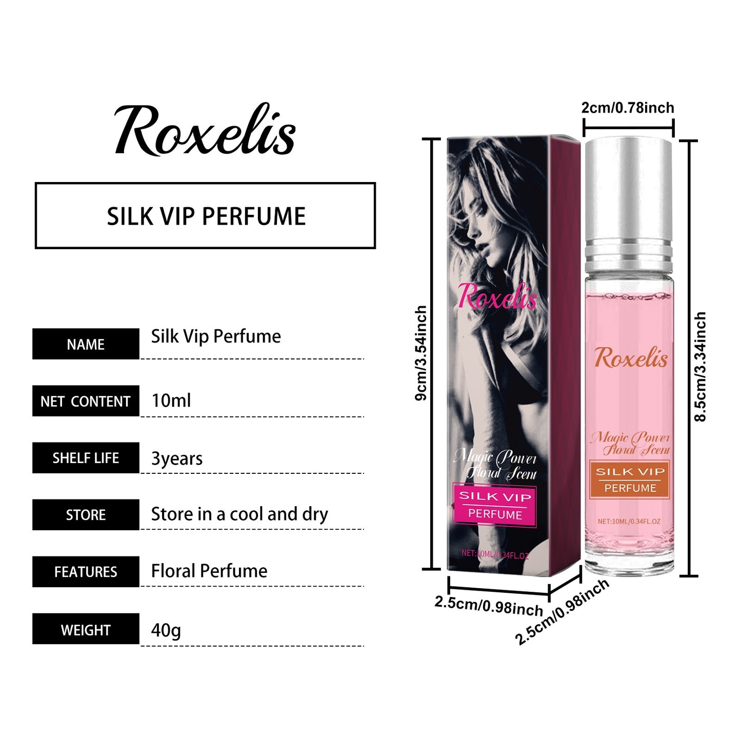 Roxelis Ball Floral Perfume Last Fragrance Portable Perfume Charming Charm Perfume Pheromone Fragrance Perfume Charm Fragrance