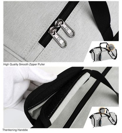 Bolsa de Ginástica Masculina Seca e Molhada para Yoga Feminina Treino Mala de Viagem Sacola de Esporte Ao Ar Livre Natação Sapatos Femininos Fitness Bolsa de Ombro de Fim de Semana