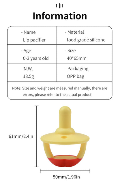 TYRY.HU Baby Newborn Soft Food Silicone Nipple Infant Safe Circle Type Nipples Toddler Pacifier Kids Teether Toy For Boy Girls