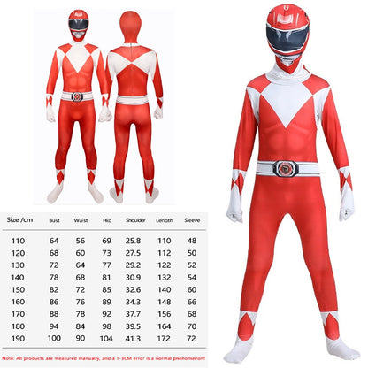 Morpher Superhero Cosplay Costume Samurai Sentai Shinkenger Rangers Cosplay Fantasia Halloween Birthday Party Jumpsuit Mask Suit