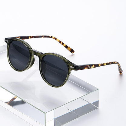 Vintage Round Sunglasses for Women Men Circular Sun Glasses Female Oval Eyewear Oculos De Sol for Male Female Eyeglasses