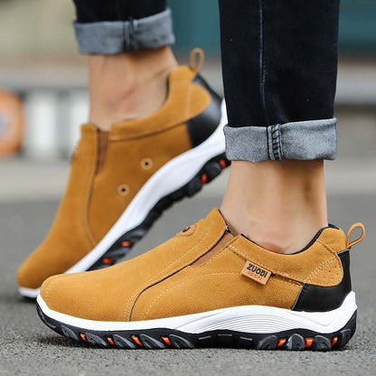 Novos Tênis Casuais Masculinos Ultraleves para Exterior Sapatos Casuais Masculinos de Tamanho Grande Design de Peça Única para Calçar Rápido e Fácil