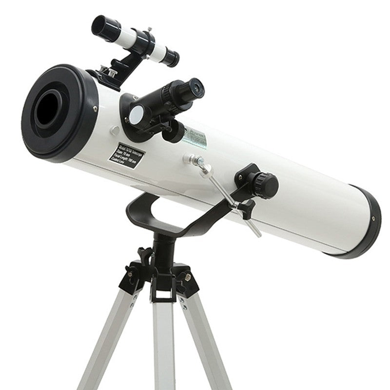 Telescópio Astronômico Abertura de 76mm Telescópio Profissional Refrator para Iniciantes em Astronomia Presentes