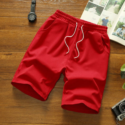 Summer New Men's Pajama Pants Five Pants Men's Summer Beach Pants Men's Casual Running Sports Shorts Men's 5 Straight Pants