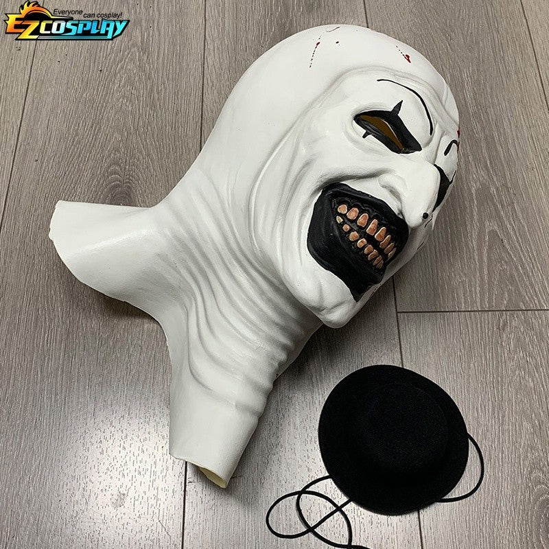 Terrifier Clown Mask Scary Joker Killer Bloody Halloween Masks Horror Cosplay Costume Props for Adults