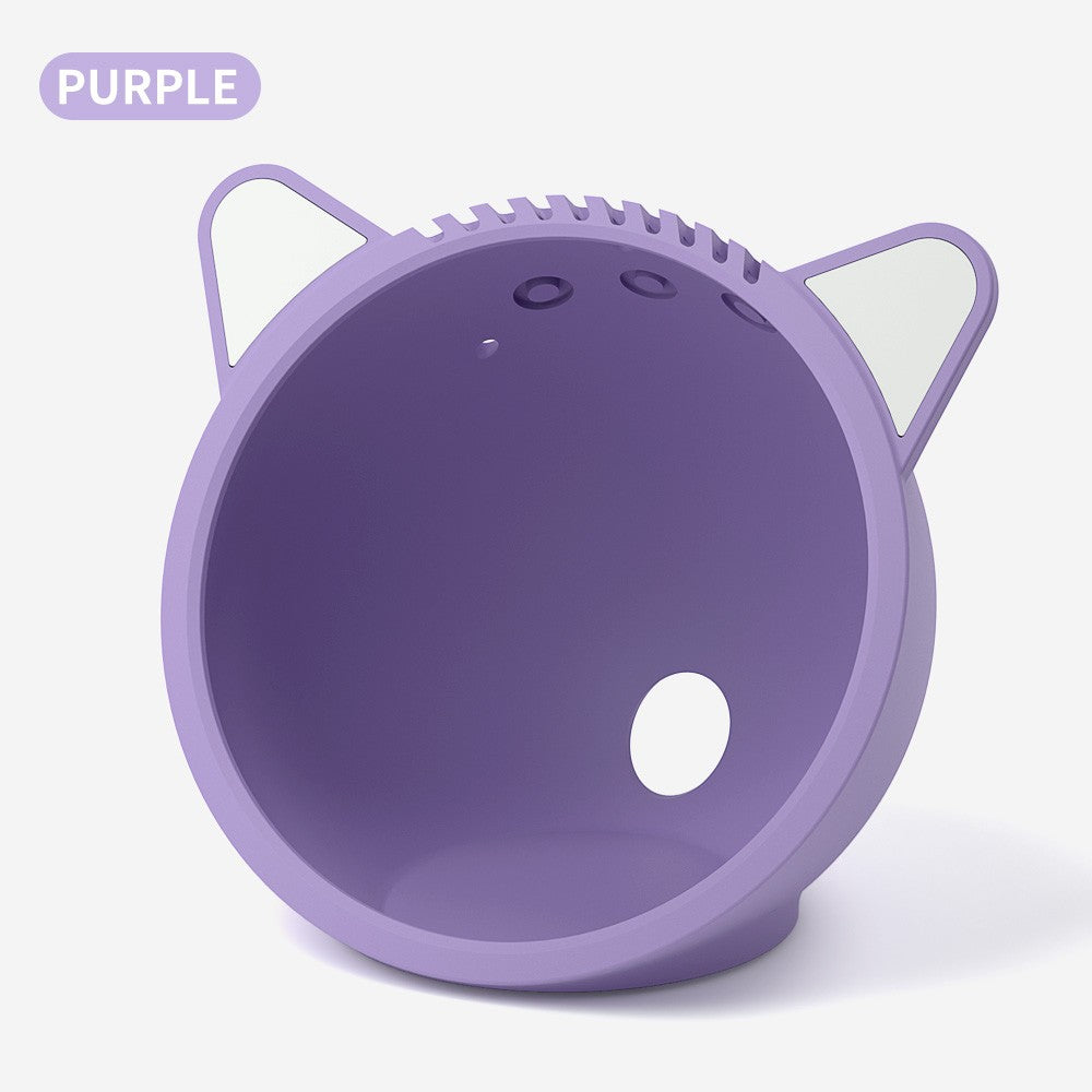 Base de Bateria Echo Pop Carregador Portátil Docking Station com Orelhas de Gato Fofas Capa Protetora de Silicone Suporte de Bateria para Echo Pop