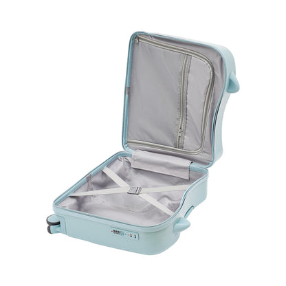 Mala de Viagem, Maleta de Viagem Infantil Portátil, Mala de Rodinhas de 18 Polegadas para Crianças, Mala Infantil Azul Celeste, Natal