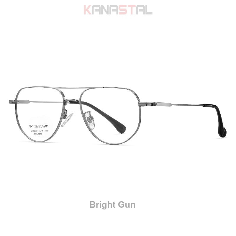 Pure Titanium Reading Glasses Women Prescription Optical Lenses Myopia Eyewear Men Blue Light Blocking Computer Eyeglasses Frame