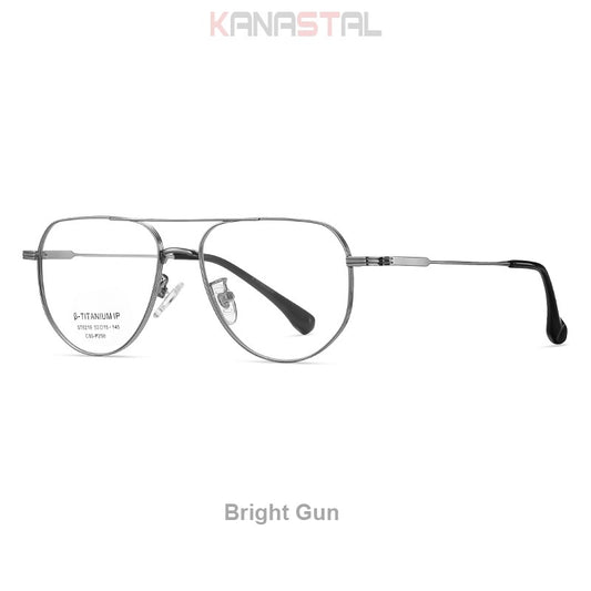 Pure Titanium Reading Glasses Women Prescription Optical Lenses Myopia Eyewear Men Blue Light Blocking Computer Eyeglasses Frame