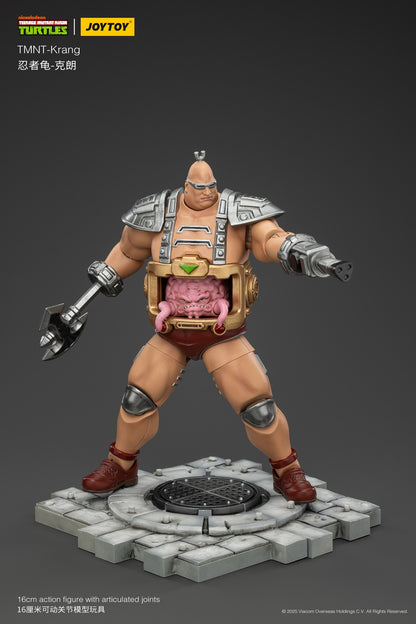 [Pré-venda][Disponível na Ásia] JOYTOY 1/18 Bonecos de Ação TMNT Tartarugas Ninja Krang Figuras de Anime Brinquedos Modelo