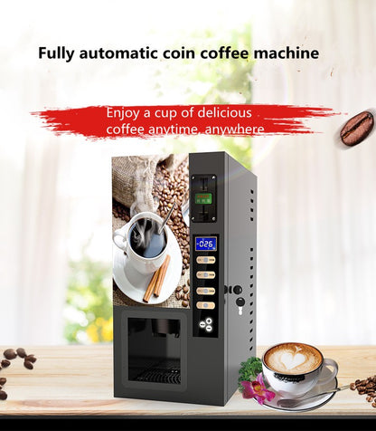 Self-Service Protein Shake Coffee Vending Machine for Gym & Fitness Mobile Payment Dual Temperature Options