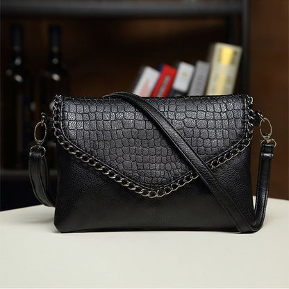 Niche Design Chain Solid-Color New Style Women's Crossbody & Shoulder Bag