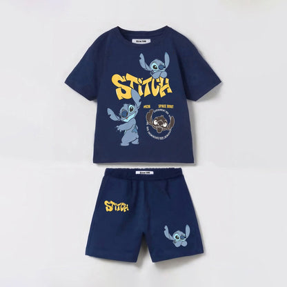 Summer Fashion Baby Boys Clothes Sets For 1-6Yrs Kids Short Sleeve Tee + Shorts Kids Toddler Boy Outfits