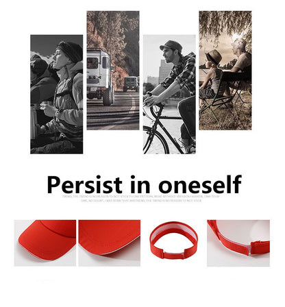 Sunshade and Sunscreen Hat for Men and Women Outdoor Sports Sun Hat UV Running Empty Top Hat Leisure Baseball Hat Women's Summer