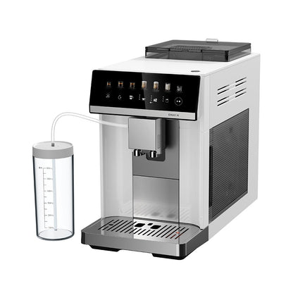 Máquina de Café Expresso Automática Mcilpoog M3 – Espumador e Reservatório de Leite Integrados, 7 Variedades de Café, Tela Sensível ao Toque