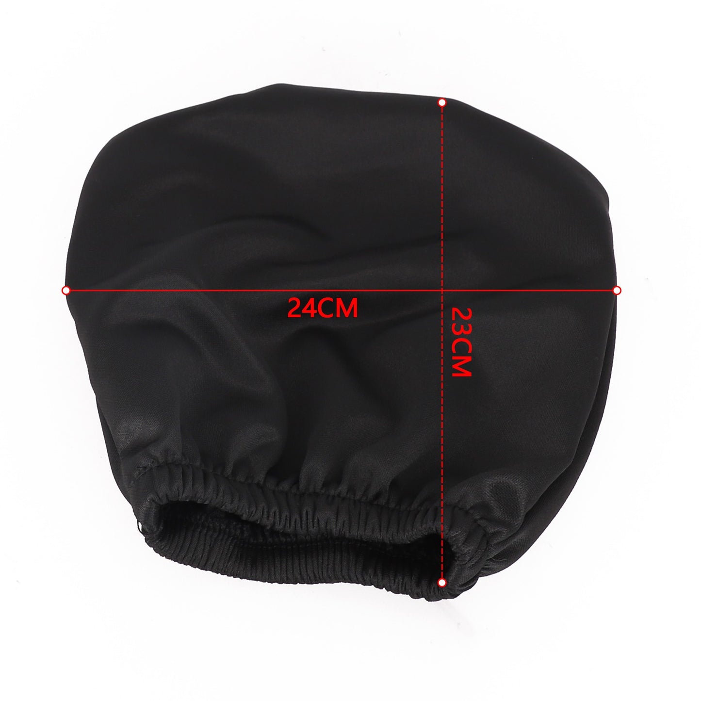 1Pcs Black Premium Cloth Headrest Cover For Car, Truck, SUV, Auto Universal Fit Interior Decorative Parts