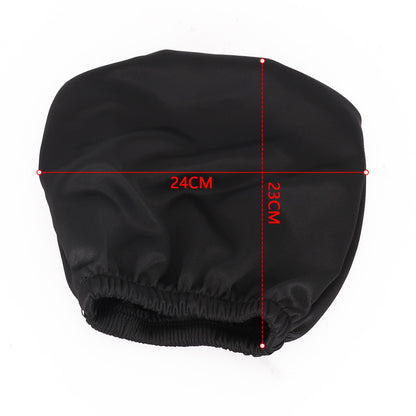 1Pcs Black Premium Cloth Headrest Cover For Car, Truck, SUV, Auto Universal Fit Interior Decorative Parts