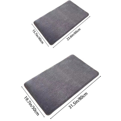 New Memory Foam Bath Mat Super Soft Absorbent Bathroom Rugs Non Slip Bath Rug Runner for Shower Bathroom Floors Carpet