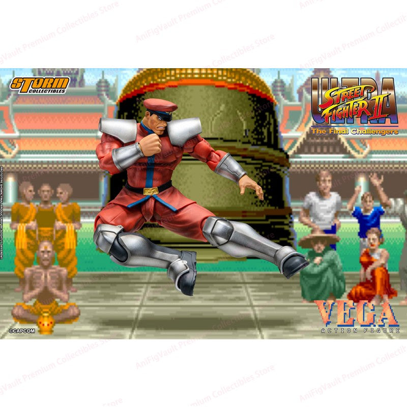 Pré-venda Original Storm Toys M. Bison Ultra Street Fighter II The Final Challengers M. Bison Figuras de Anime Brinquedos Modelo Presente