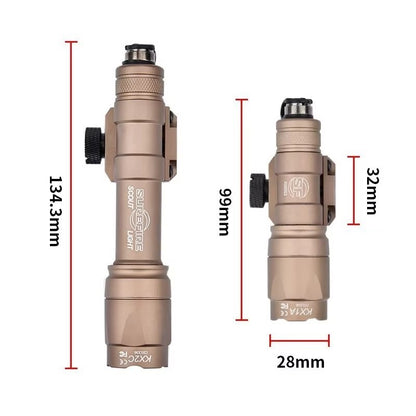 Tactical Surefir SF M300 M600 Flashlight Strong Light AXON Switch Fit 20mm Picatinny Rail Airsoft Outdoor game Toy lamp