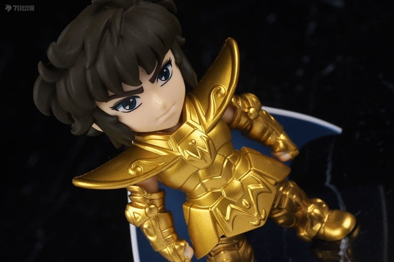 10cm Saint Seiya Anime Figura Myth Cloth Leão Aiolia Aquário Camus Câncer Máscara da Morte Cavaleiro Dourado Bonecas Japonesas Hobbies