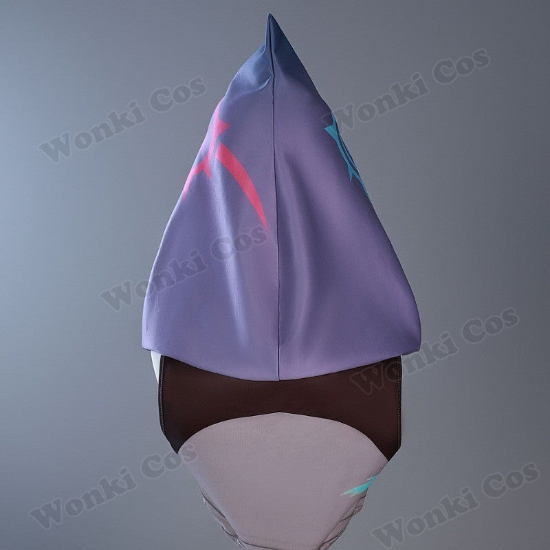 Peruca de Cabelo para Cosplay Arcane Jinx Traje Anime Sapatos Botas para Cosplay Jinx Feminino para Meninas, Mulheres, Role Play, Festa, Carnaval, Roupas