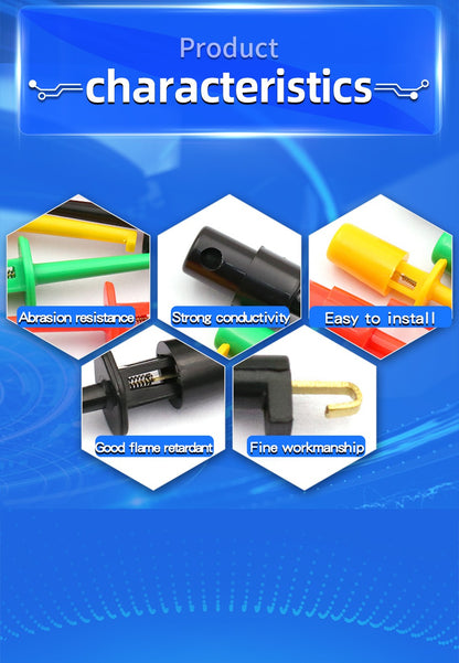 5PCS Mini Single Test Hook Clips Test Probes For Electronic Testing Clips Hook Test Clips Large / Small