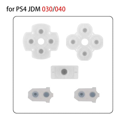 1-10Sets Replacement Conductive Rubber Pads for PS4 Controller Silicone Buttons Joystick Pads JDM-010/030/040/050 Repair Part