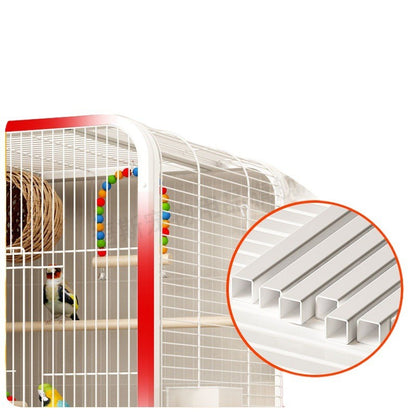 Gaiola de pássaros doméstica grande, luxuosa, para papagaio listrado, para aves grandes, gaiola de reprodução para canários