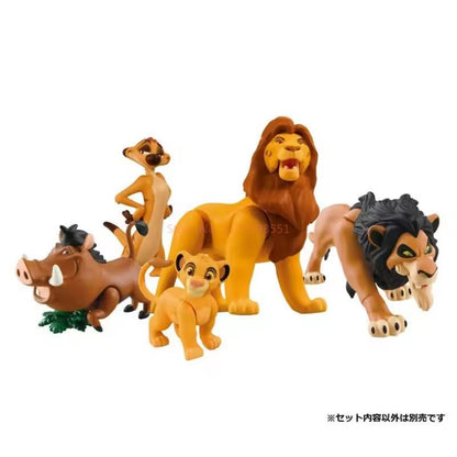 Brinquedos Disney O Rei Leão Bonecos de Ação Simba Adulto Mufasa Scar Modelo Animal de Brinquedo Simulação Movimento Articulado Presente Personalizado para Crianças
