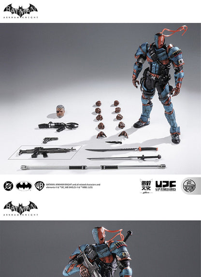Em estoque Lpzz Dc002 Deathstroke Arkham Knight Batman Boneco de Ação Brinquedo Colecionável de Presente