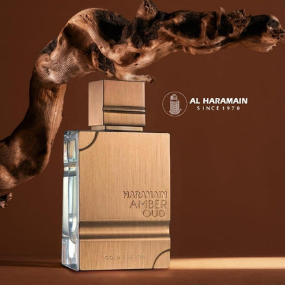 Perfume Árabe 60ml Original Al Haramain Amber Oud Gold Edition de Alta Qualidade para Mulheres Nobres com Feromônios que Atraem Homens
