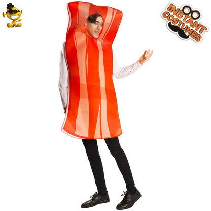 Fun and Funny Halloween Adult Couple's Budget Egg Bacon Party Costumes Funny Food Role-playing Cosplay Costumes