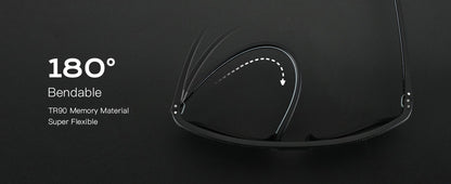 ZENOTTIC Retro Square Polarized Sunglasses Fashion Shade Women Men Ultra light TR90 Frame UV400 Protection Classics Sun Glasses