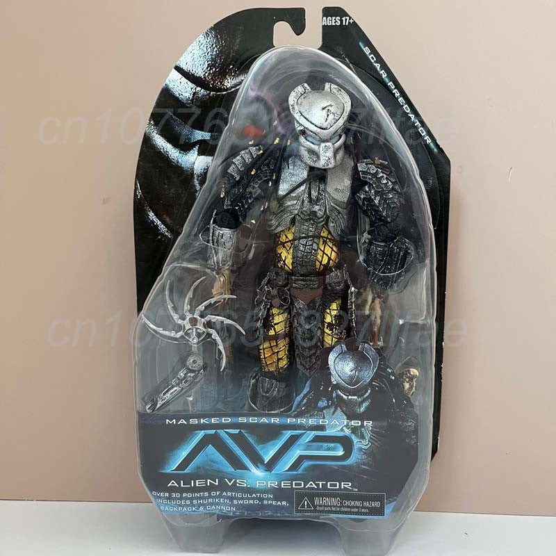 Figura de Alienígena, Máscara de Predador Celta, Figura de Predador com Cicatriz, Figura de Ação de Alienígena, Brinquedos de Modelo, Boneca Articulada, Presente de Natal