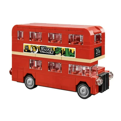 LEGO 40220 Creator Ônibus de Dois Andares de Londres Brinquedo de Blocos de Construção para Crianças Presente de Aniversário de Dia das Crianças (118 Peças)