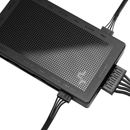 DeepCool Fan HUB PWM 5V 3pin ARGB Magnetic Attraction Fan HUB Splitter SATA Power Control Connect Motherboard