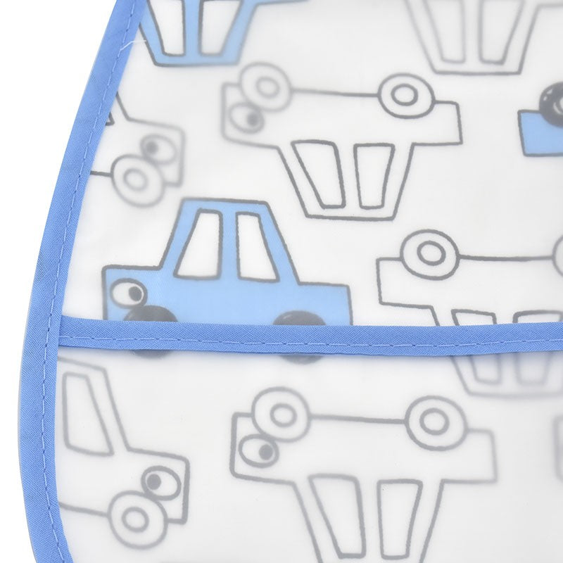 High Quality Cartoon Pattern EVA Waterproof Pocket Lunch Feeding Bibs Adjustable Baby Bibs Cute Child Baby Apron Kids Burp Cloth