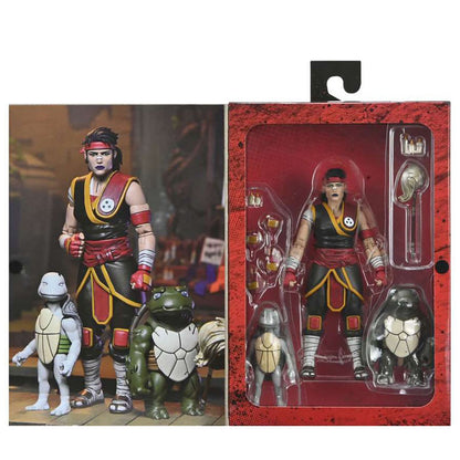 NECA 54409 Tartarugas Ninja Casey Marie com Bebê Odyn e Uno The Last Ronin The Lost Years