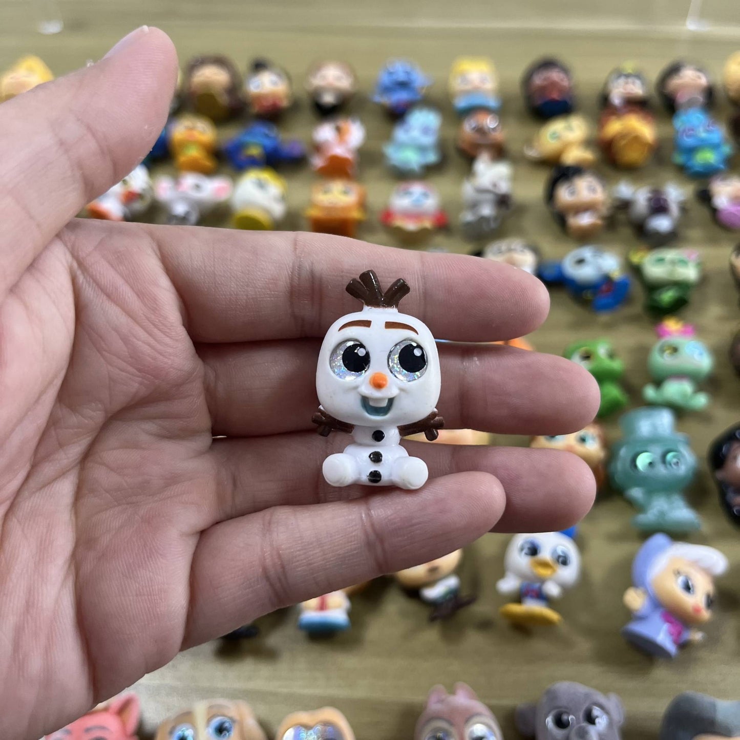 Anime Disney Doorables Kawaii Boneca Olhos Grandes Mickey Buzz Lightyear Bonecos de Ação Modelo Brinquedo Colecionável Desenho Animado Presentes Infantis