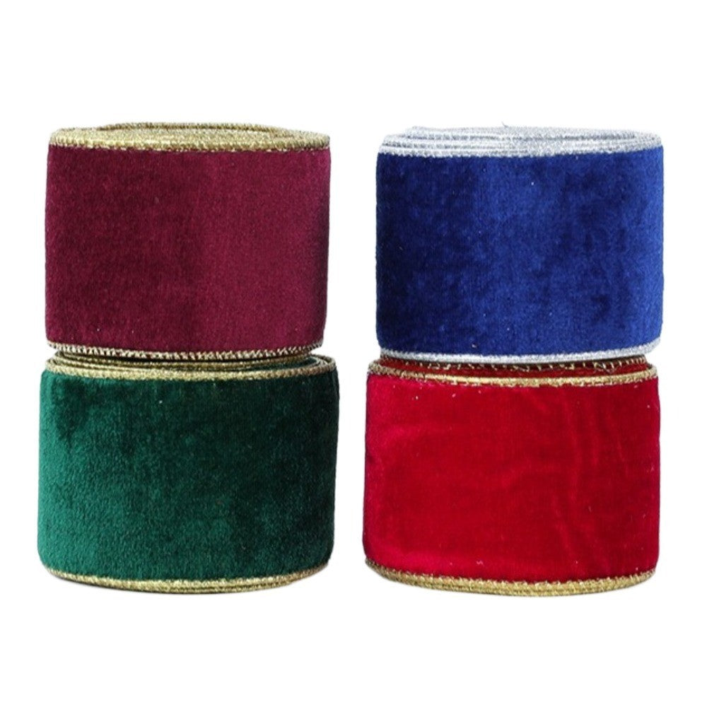 New 2m Christmas Ribbon DIY Lmitation Linen Fabric Swirl Ribbon Christmas Tree Ribbon Plaid Bow Snowflake Burlap Ribbon
